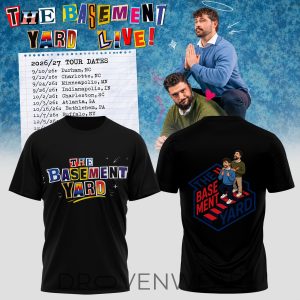 The Basement Yard Live 2026 Graphic Tee Version 3 by Drovenwear.com