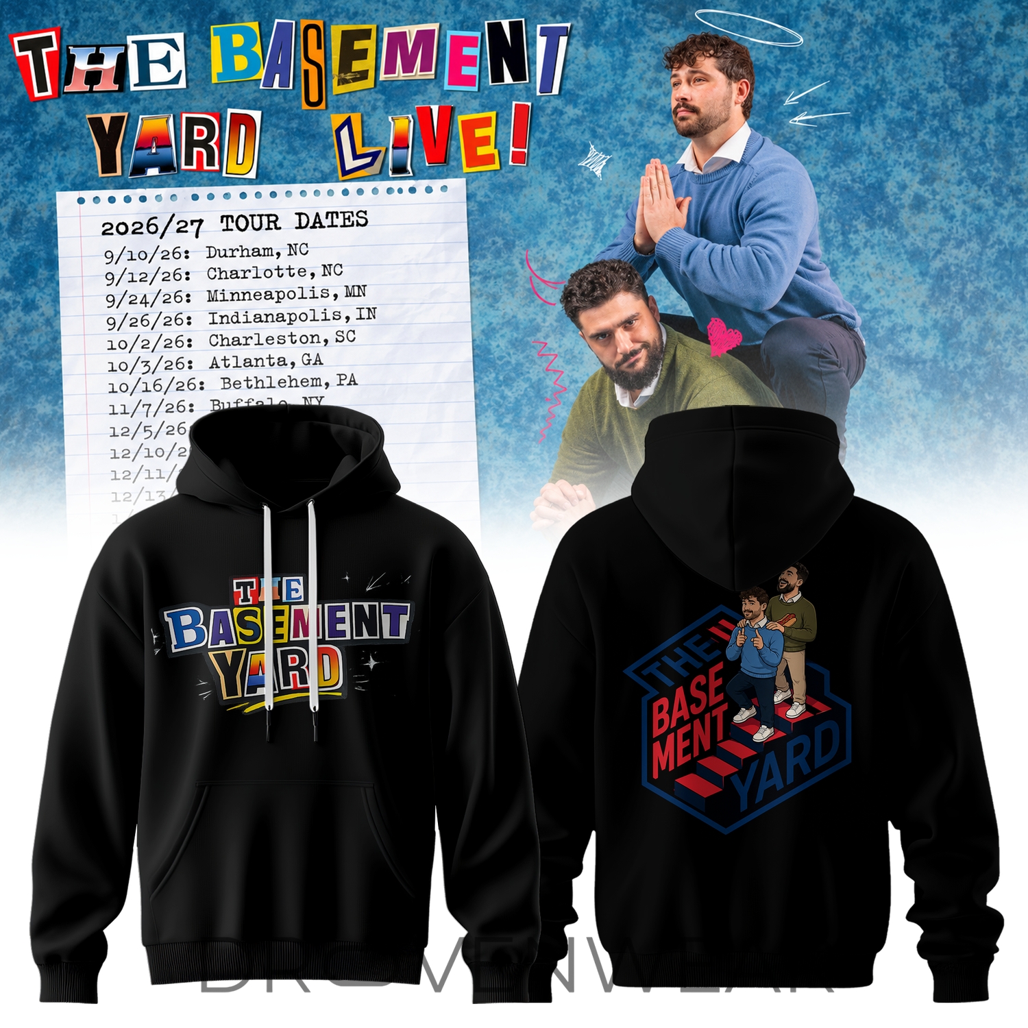 The Basement Yard Live 2026 Premium Hoodie Version 3 The Basement Yard Live 2026 Premium Hoodie Version 3