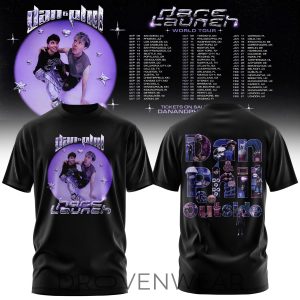 The Hard Launch World Tour 2026 Graphic Tee V2 by Drovenwear.com