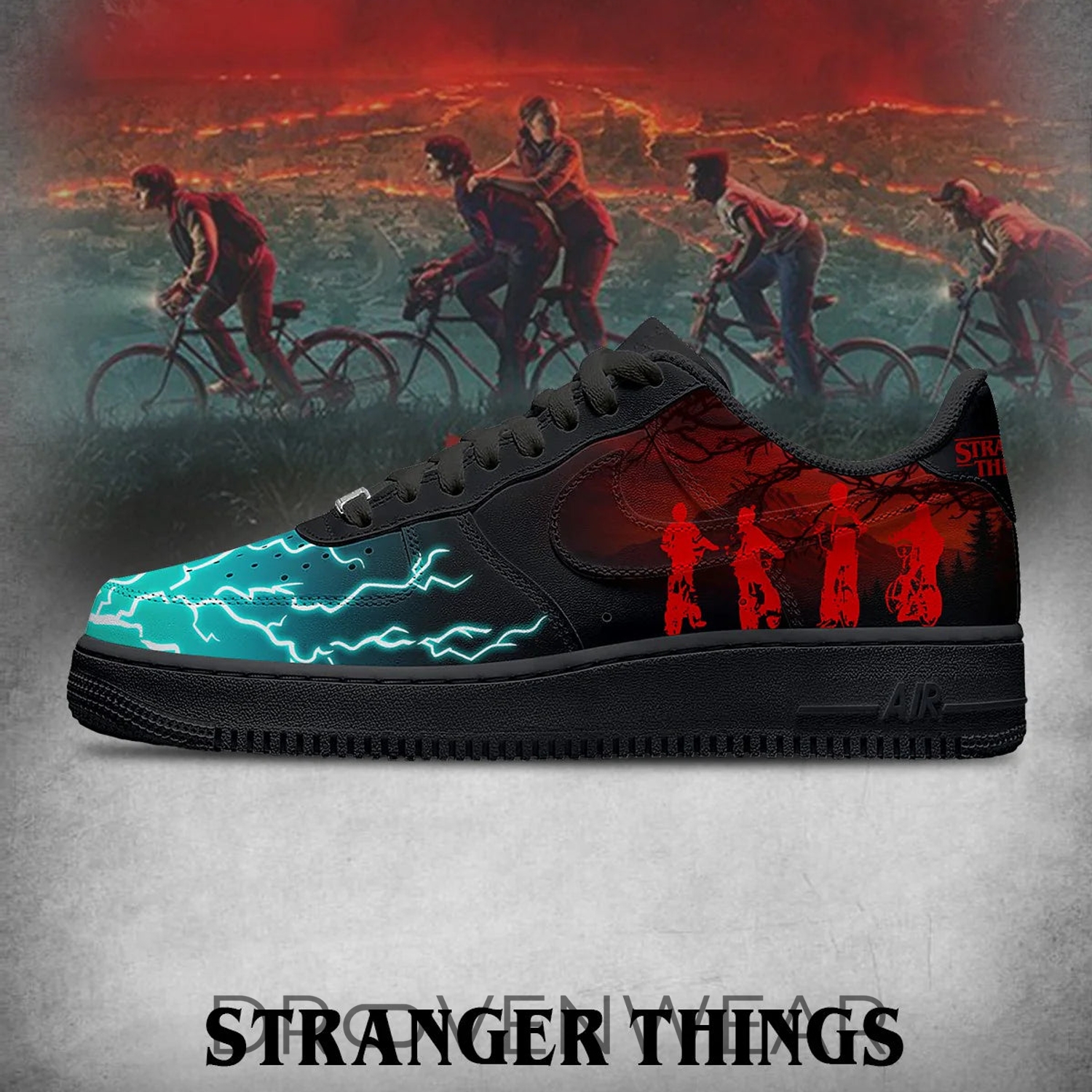 The Upside Down Stranger Things AF1 Collection The Upside Down Stranger Things AF1 Collection