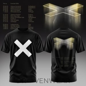 The XX Summer Tour 2026 Graphic Black TShirt by Drovenwear.com