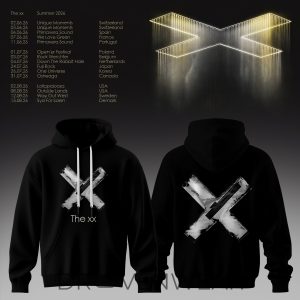 The XX Summer Tour 2026 Premium Black Hoodie by Drovenwear.com
