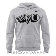 Tokyo Oregon Football Showcase Hoodie - Gray - Image 2