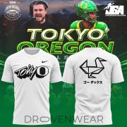 Tokyo Oregon Football Showcase T-shirt 2026 - Image 4