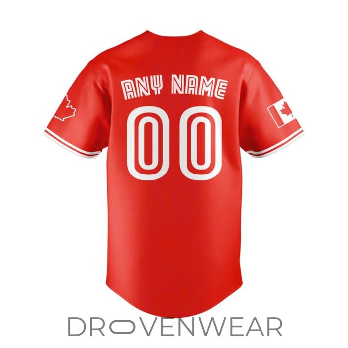 Toronto Blue Jays Canada Day 2026 Limited Edition Baseball Jersey - Image 3