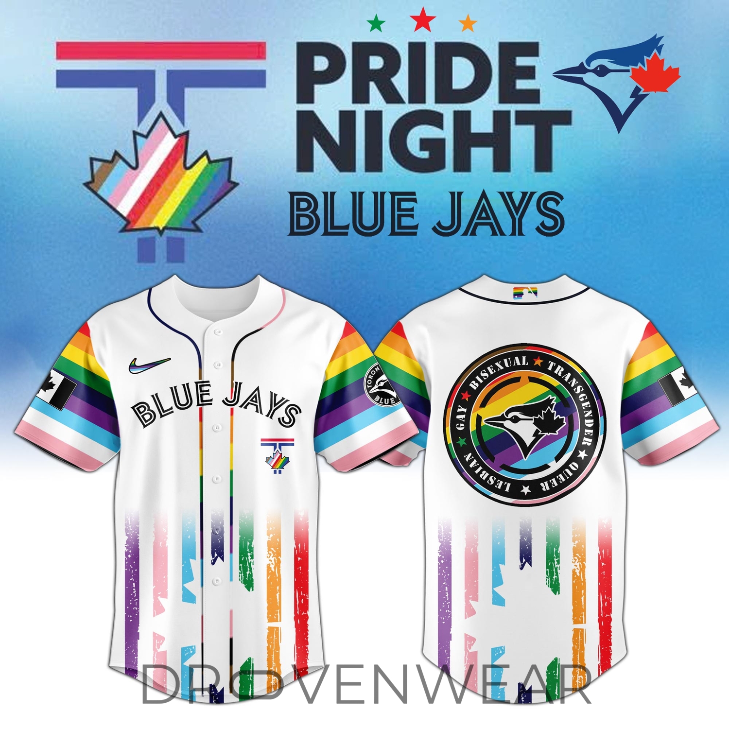 Toronto Blue Jays Pride Month 2026 Black Limited Edition Jersey Version 2 Toronto Blue Jays Pride Month 2026 Black Limited Edition Jersey Version 2