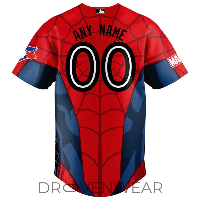 Toronto Blue Jays x Spider-Man Brand New Day Baseball Jersey 2026 - Image 3
