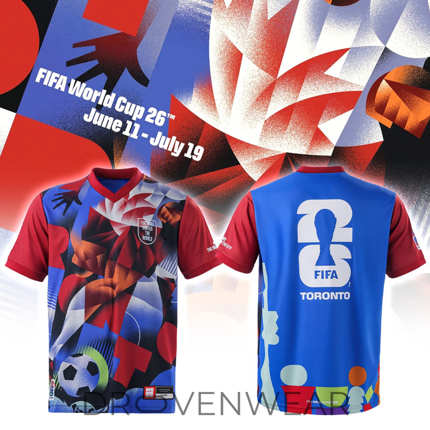 Toronto FIFA World Cup 2026 Official Host City Fan Jersey Toronto FIFA World Cup 2026 Official Host City Fan Jersey