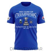Toronto Marlies Calder Cup Champions Locker Room Shirt Blue Edition 2026 - Image 2
