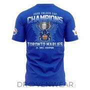 Toronto Marlies Calder Cup Champions Locker Room Shirt Blue Edition 2026 - Image 3