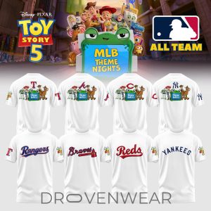 Toy Story 5 MLB Theme Nights Fan Edition Graphic TShirt by Drovenwear.com