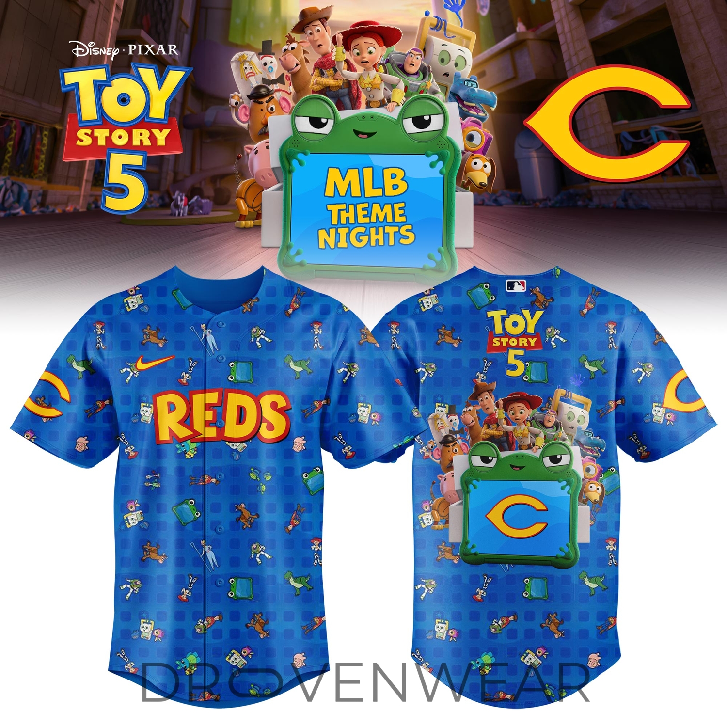 Toy Story 5 x MLB Theme Event Special Edition Baseball Jersey V2 Toy Story 5 x MLB Theme Event Special Edition Baseball Jersey V2