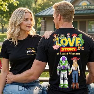 Toy Story Love Story Tshirt Personalized Gifts For Couple by Drovenwear.com