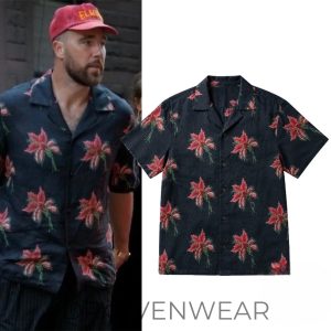 Travis Kelce Floral Hawaiian Style Shirt NYC Edition 2026 by Drovenwear.com