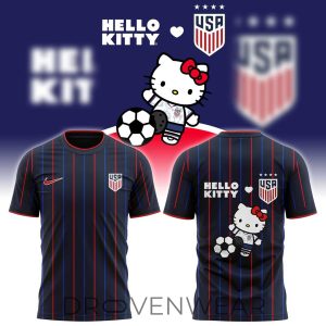 US Soccer Hello Kitty Night Special Edition Tee V2 by Drovenwear.com