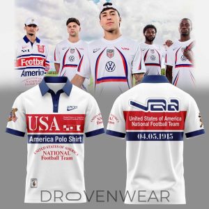 US Soccer Virgil Abloh Archive Polo Shirt Collection by Drovenwear.com