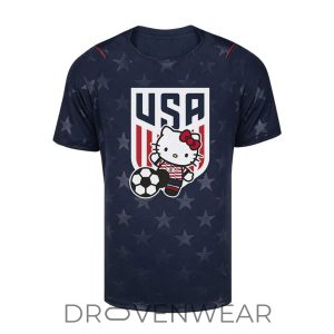 USA Soccer x Hello Kitty World Cup 2026 Away Shirt by Drovenwear.com