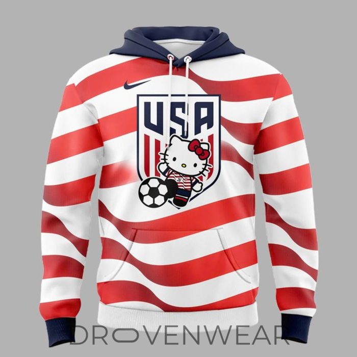 USA Soccer x Hello Kitty World Cup 2026 Home Hoodie - Image 2