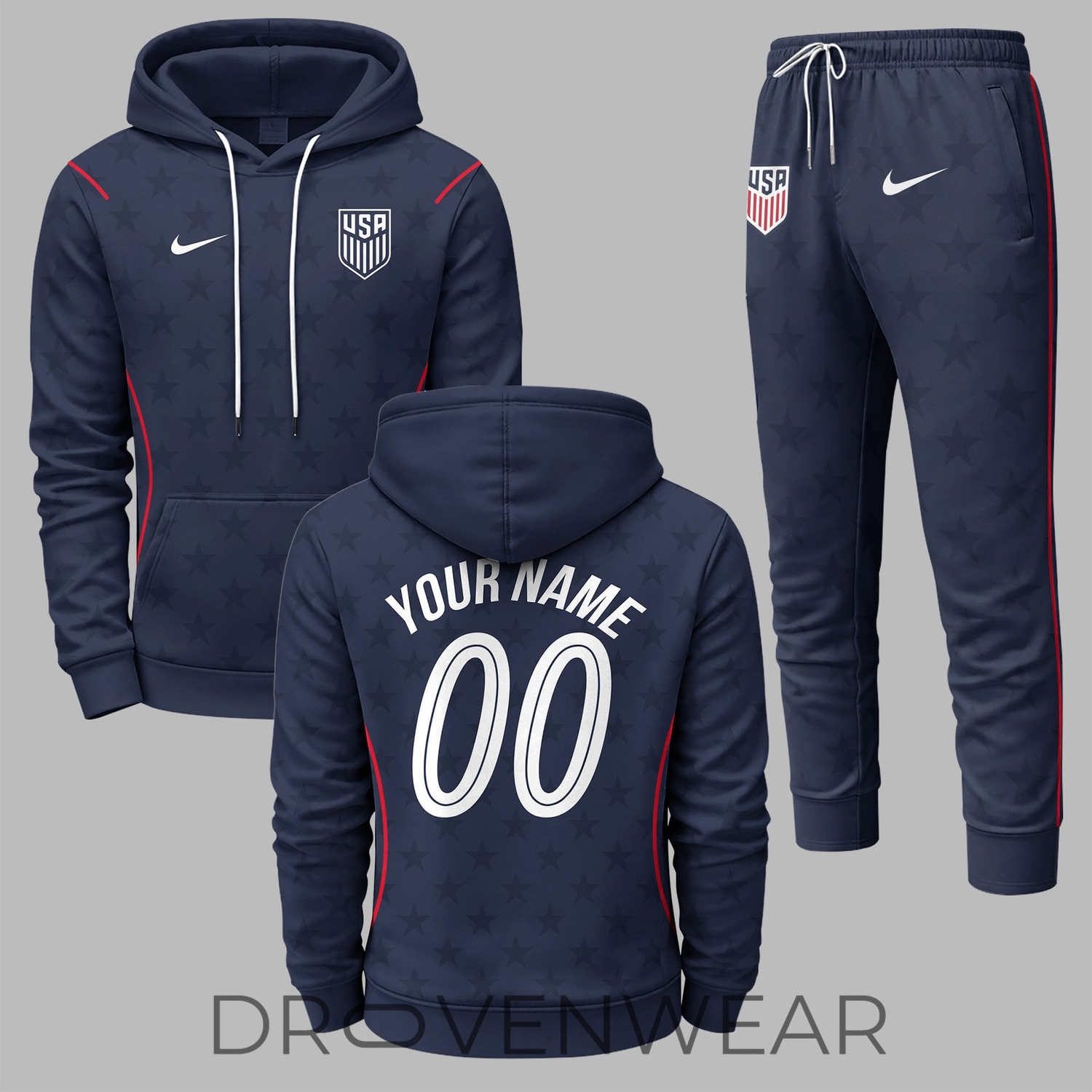 USA World Cup 2026 Away Custom Hoodie Jogger Collection USA World Cup 2026 Away Custom Hoodie Jogger Collection
