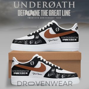 Underoath Define The Great Line 20th Anniversary AF1 Sneakers by Drovenwear.com