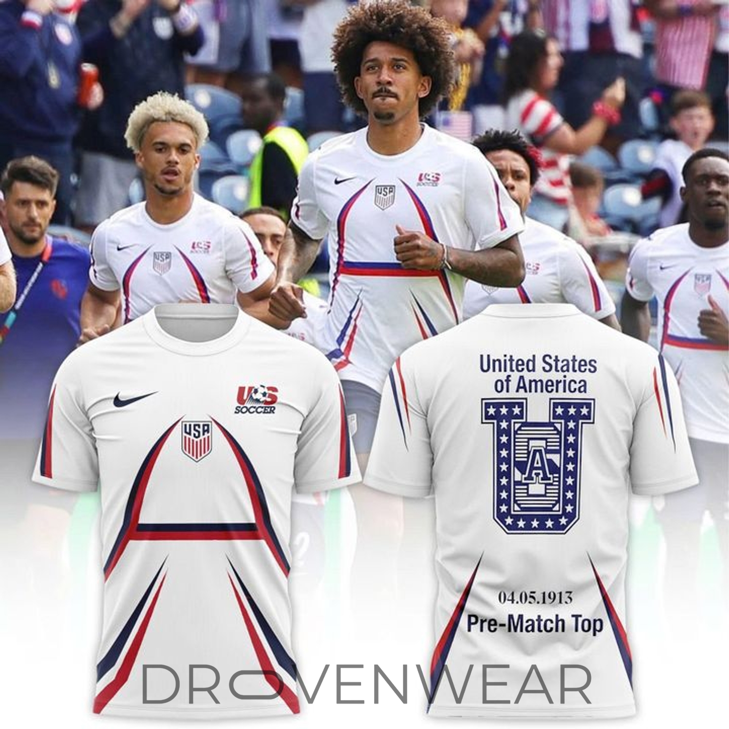United States Men's National Soccer Team 2026 FIFA World Cup Pre-Match Limited Edition Shirt United States Men's National Soccer Team 2026 FIFA World Cup Pre-Match Limited Edition Shirt