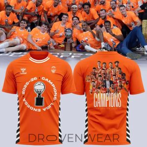 Valencia Basket 2026 Liga Endesa Champions TShirt by Drovenwear.com