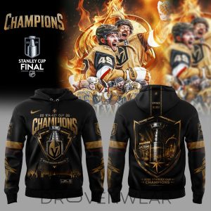 Vegas Golden Knights 2026 Stanley Cup Championship Hoodie by Drovenwear.com