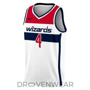 Washington Wizards AJ Dybantsa Basketball Jersey by Drovenwear.com