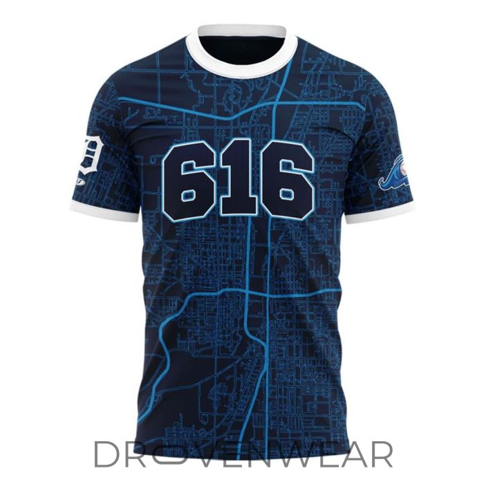 West Michigan Whitecaps 616 Local Heritage Graphic Shirt - Image 2