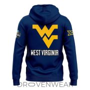 West Virginia Mountaineers Omaha Baseball Blue Hoodie - Image 3