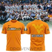 West Virginia Mountaineers Omaha Baseball Orange T-Shirt