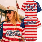 Wilson Warbirds USA 250th Anniversary Independence Day Limited Edition Baseball Jersey - Image 3