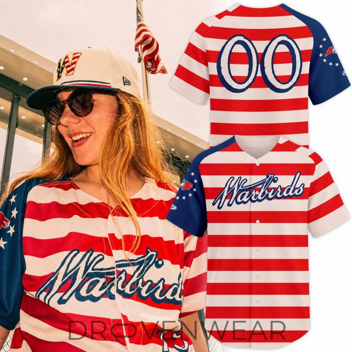 Wilson Warbirds USA 250th Anniversary Independence Day Limited Edition Baseball Jersey - Image 3