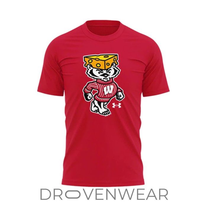 Wisconsin Badgers Football Cheesehead Fan T-Shirt - Image 2
