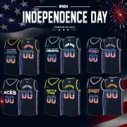 Women's National Basketball Association x Independence Day Edition Jersey Custom For Fans Black