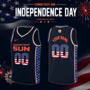 Women's National Basketball Association x Independence Day Edition Jersey Custom For Fans Black - Image 11