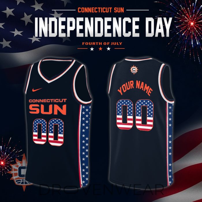 Women's National Basketball Association x Independence Day Edition Jersey Custom For Fans Black - Image 11