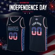 Women's National Basketball Association x Independence Day Edition Jersey Custom For Fans Black - Image 14