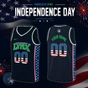 Women's National Basketball Association x Independence Day Edition Jersey Custom For Fans Black - Image 2