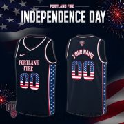 Women's National Basketball Association x Independence Day Edition Jersey Custom For Fans Black - Image 6