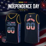 Women's National Basketball Association x Independence Day Edition Jersey Custom For Fans Black - Image 8