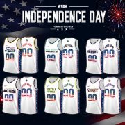 Women's National Basketball Association x Independence Day Edition Jersey Custom For Fans White