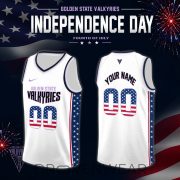 Women's National Basketball Association x Independence Day Edition Jersey Custom For Fans White - Image 13