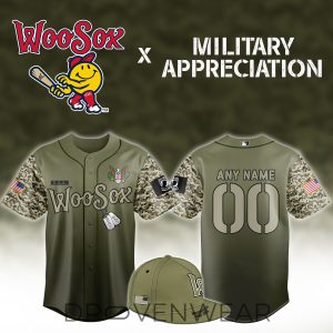 WooSox Military Appreciation Night Custom Jersey NN by Drovenwear.com
