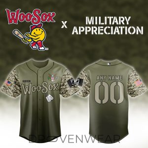 WooSox Military Appreciation Night Custom Jersey NN by Drovenwear.com