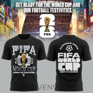 World Cup 2026 A Moment That Erases Borders Black Tee by Drovenwear.com
