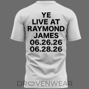Ye Live Concert Tour Raymond James Stadium Tampa 2026 White Shirt - Image 3