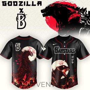 Yokohama DeNA BayStars x Godzilla Minus One Limited Jersey by Drovenwear.com