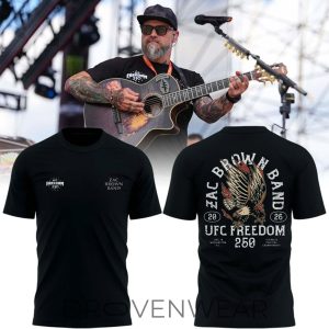 Zac Brown Band UFC Freedom 250 Celebration Shirt by Drovenwear.com
