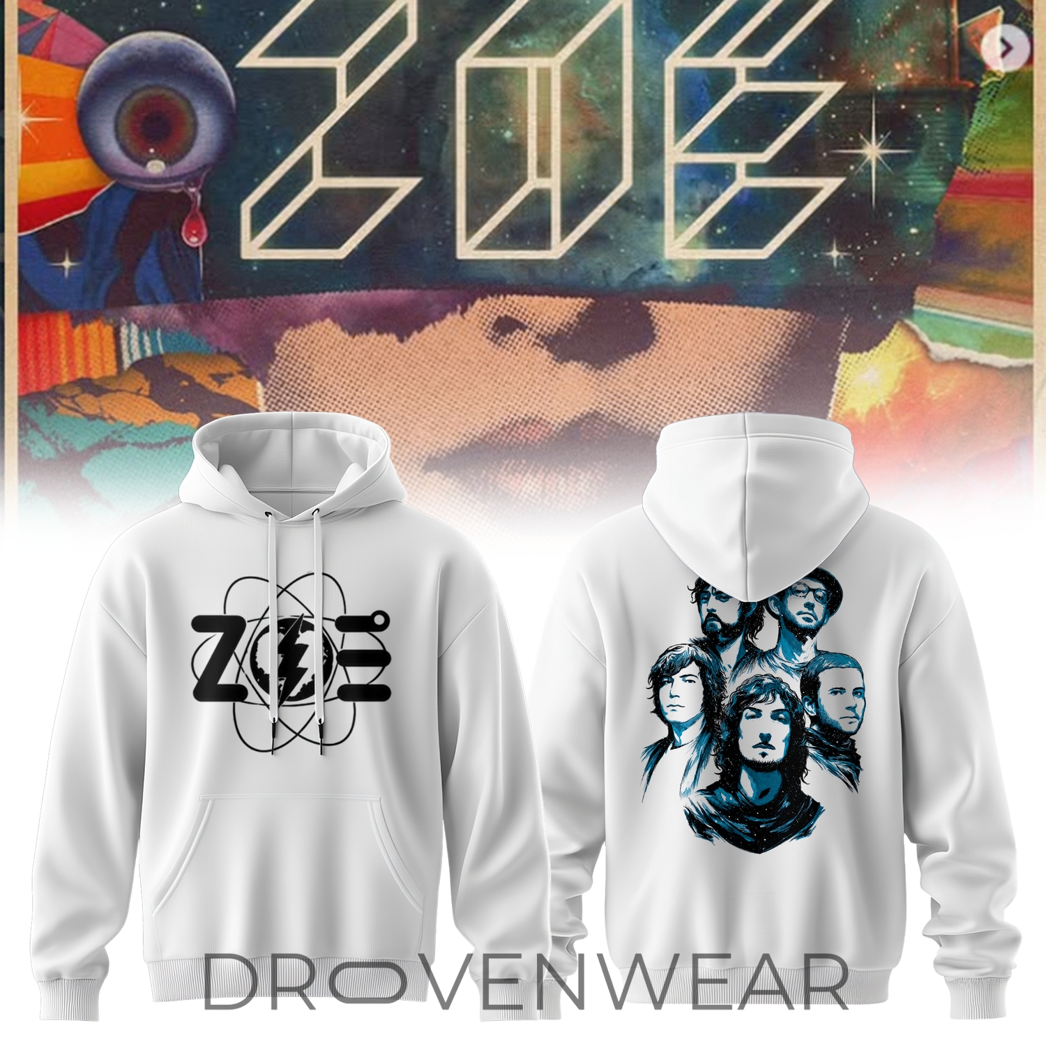 Zoé MEMOREX + REXSEXEX + MÁS Tour 2026 Collector Hoodie Zoé MEMOREX + REXSEXEX + MÁS Tour 2026 Collector Hoodie
